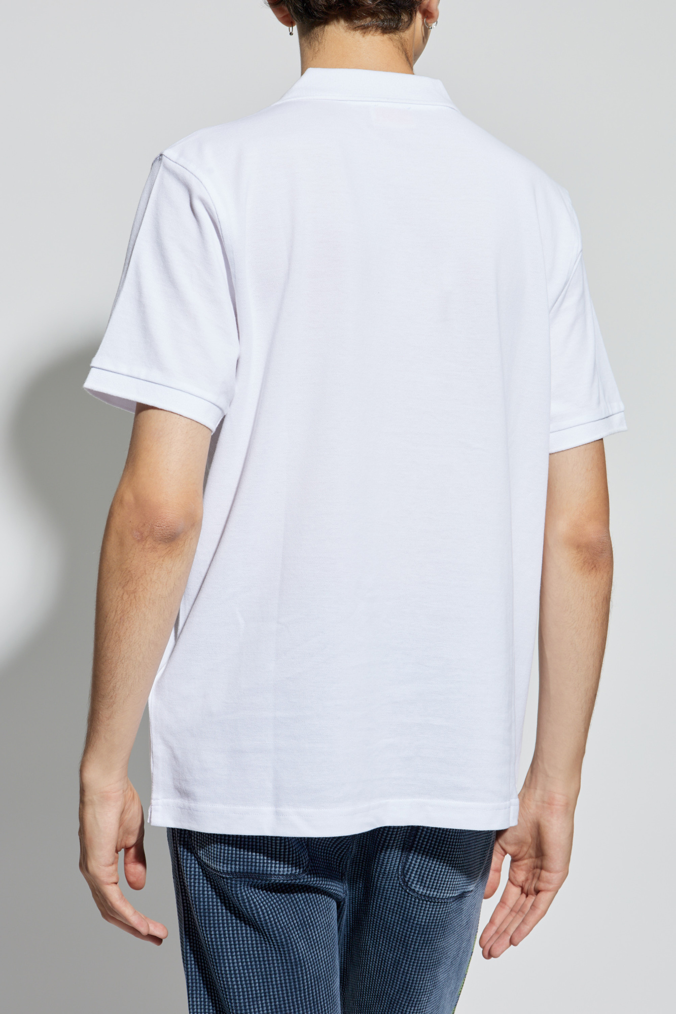 【送料&関税込】Diesel T-rejust-doval-pj Polo Men's Polo shirt with Oval D patch | Black | Diesel